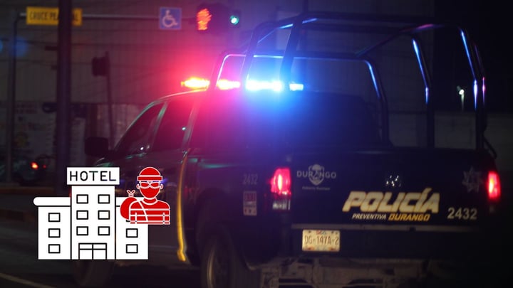 Asaltan con arma blanca a empleado en hotel del Centro Histórico de Durango