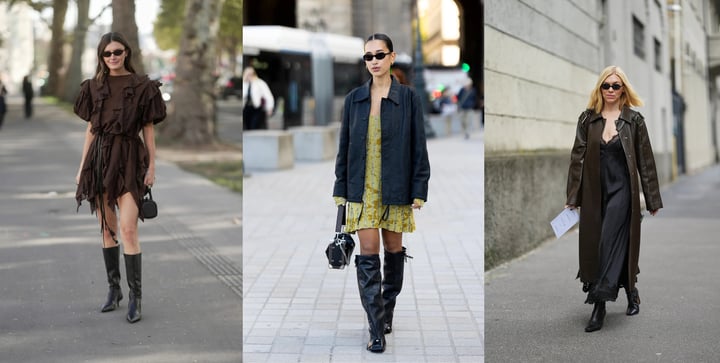 El match perfecto: vestidos y botas para esta primavera