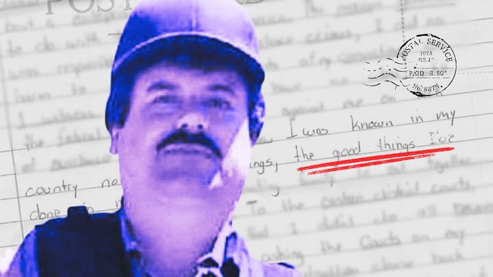 'En mi país era conocido por cosas buenas', dice 'El Chapo' en nueva carta que envió a la Corte