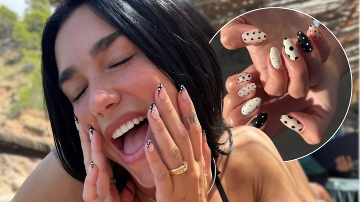 ¿Por qué son tendencia las 'polka dotes nails'? Esto dicen expertos en moda