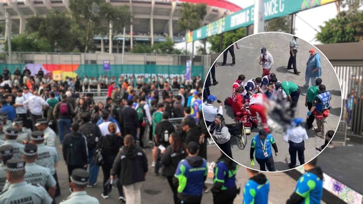 Aficionado se desvanece afuera del Estadio Ciudad de México en inauguración del Mundial: ¿qué pasó?