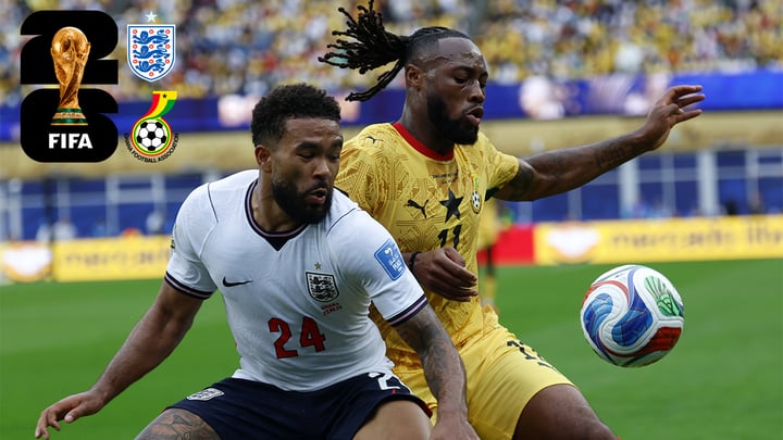Mundial 2026: Inglaterra empata con Ghana en Boston ante una espectacular muralla africana