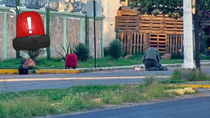 Activan Código Rojo por maletas sospechosas cerca del cuartel militar 5 de Mayo