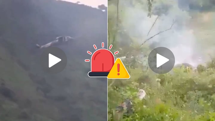 Helicóptero de la Marina aterriza de emergencia en operativo de vigilancia; hay 3 heridos | VIDEO
