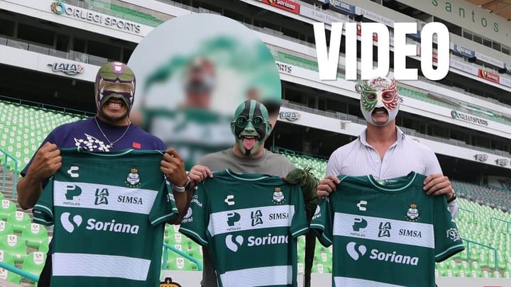 'El Grande Americano' apoya con entusiasmo al Santos Laguna | VIDEO