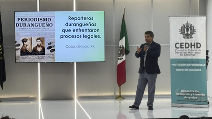 Exponen historia jurídica y censura en el periodismo duranguense del siglo XX