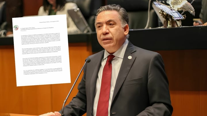 Confirma senador Enrique Inzunza su separación de Morena