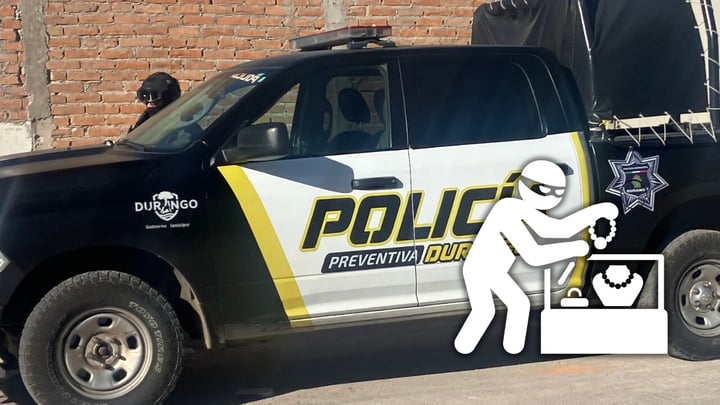 Roban joyería en el Centro Histórico de Durango; ladrón huyó con cerca de 5 mil pesos en mercancía