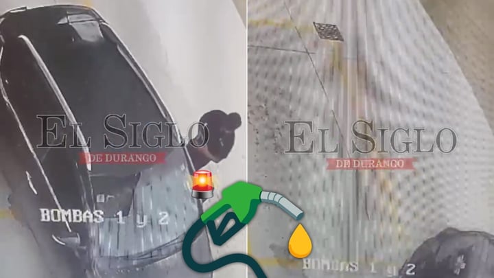 VIDEO: Conductor carga mil pesos en gasolinera de Durango y se va sin pagar