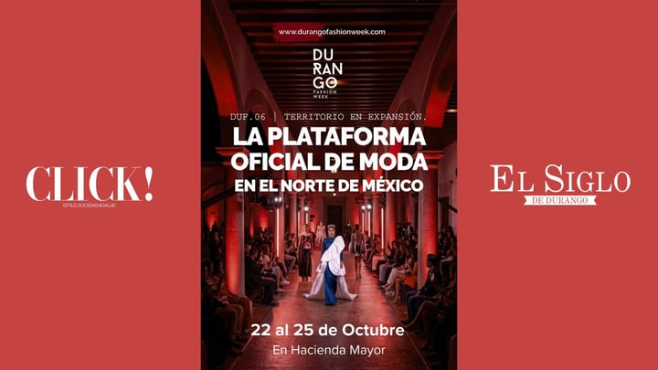 Las pasarelas de la sexta edición del Durango Fashion Week vestirán de gala las instalaciones de Hacienda Mayor.