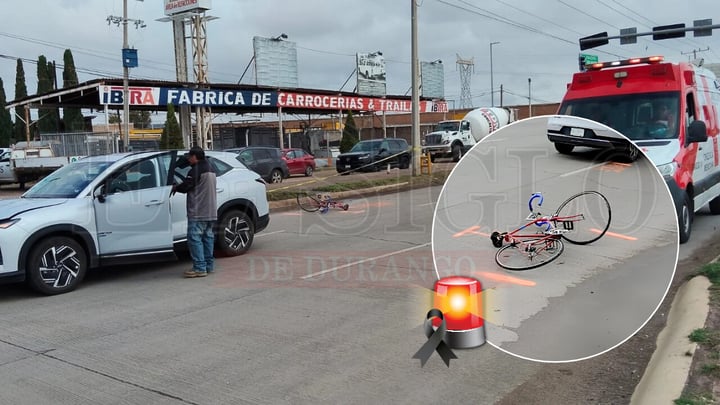 Joven ciclista muere al ser atropellado en bulevar Francisco Villa; conductora fue detenida