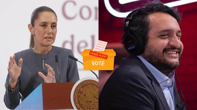 Sheinbaum está a favor de que 'Andy' López denuncie presunto fraude electoral en Durango