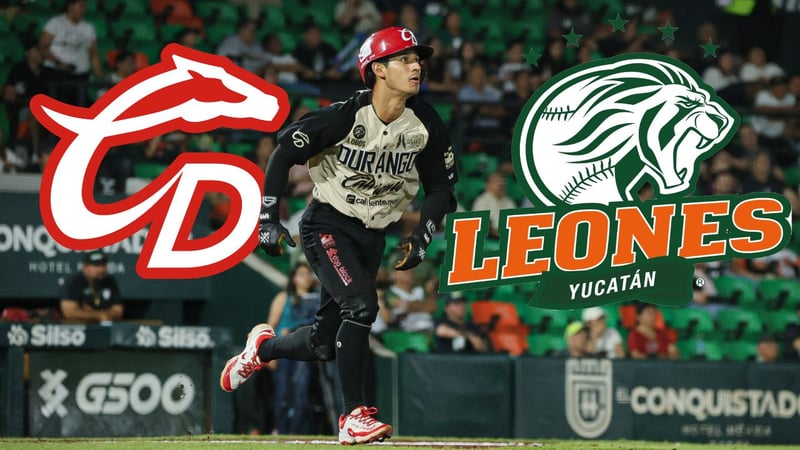 Caliente de Durango: la novena de Óscar Robles gana el primero ante Leones de Yucatán