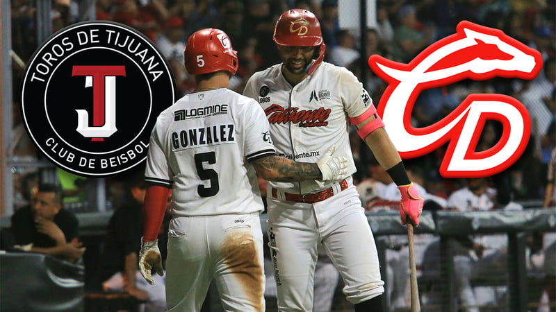 Caliente de Durango reacciona en la novena entrada pero cae 8-4 frente a los Toros de Tijuana