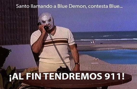 El Santo y Blue Demon fueron parte de los memes.