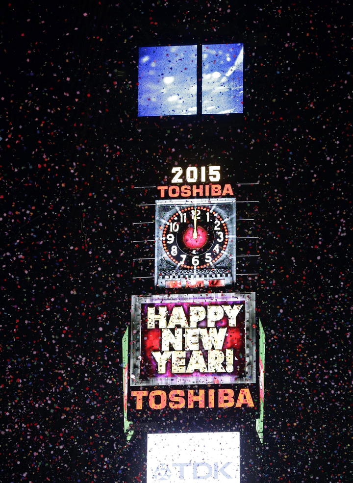 Celebraciones de Año Nuevo en Times Square en Nueva York