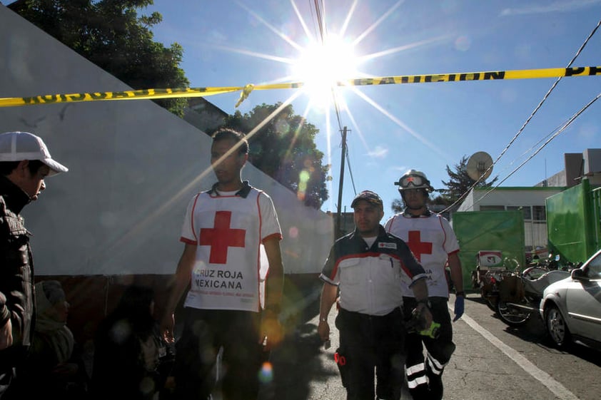 Muy cerca del hospital se instaló un centro de mando.