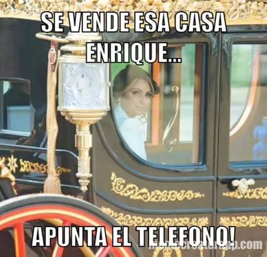 El asunto de la casa de Angélica Rivera, se hizo presente en los memes de la visita que tuvieron en Inglaterra.