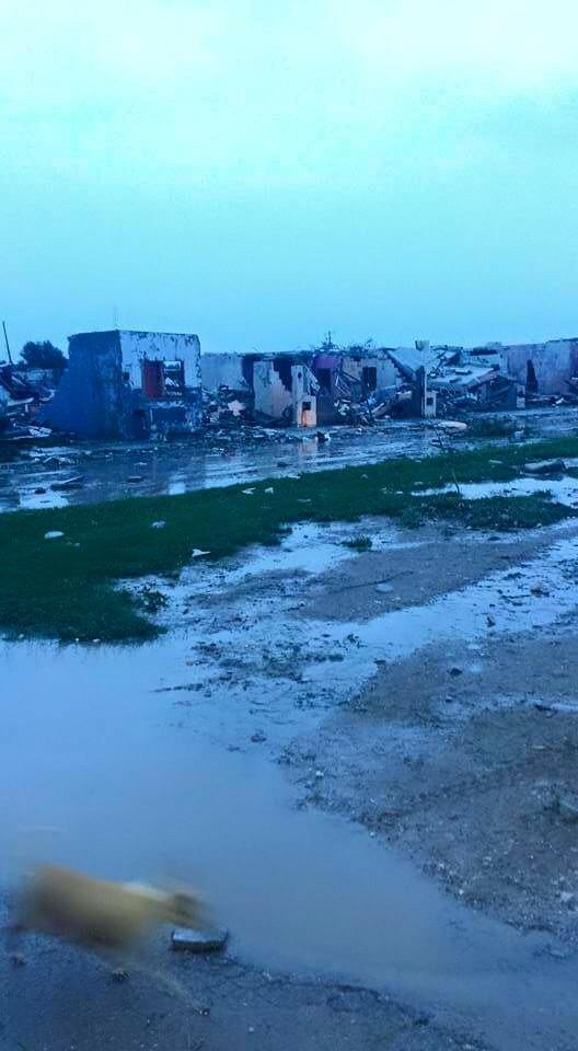 El tornado se registró en la parte alta del sector poniente de la ciudad.