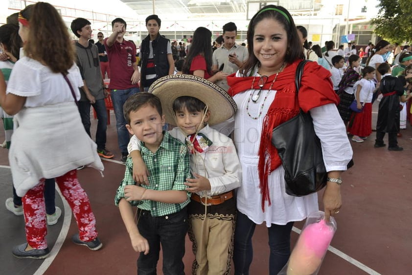 Sebastián, Federico y Aurora.