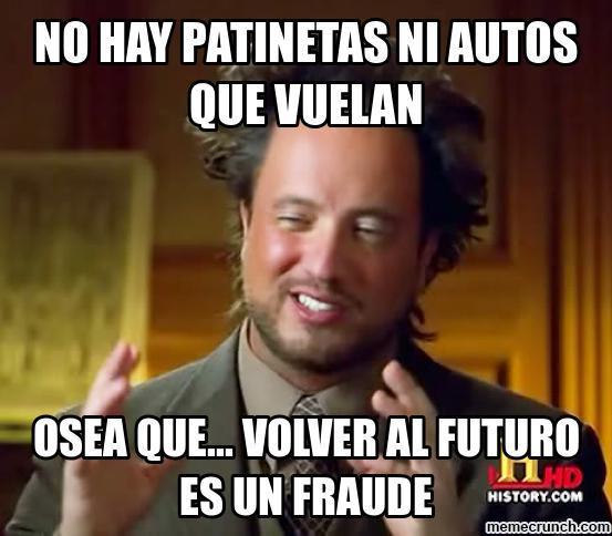 Los mejores memes de la llegada de Marty McFly a 2015