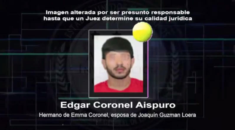 Se efectuaron 146 dictámenes periciales que comprobaron la participación de al menos 13 personas diferentes del sexo masculino, entre quienes se identificó a Edgar Coronel, cuñado de Guzmán Loera.