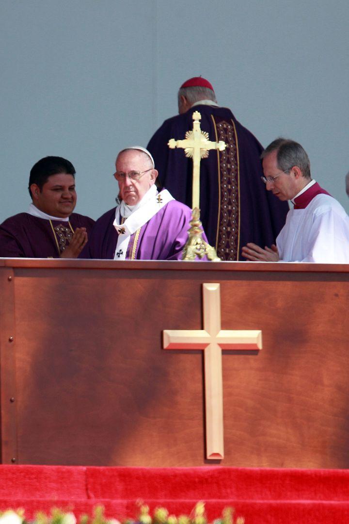 El Papa eligió oficiar misa en ese municipio con un alto nivel de marginación y de violencia.