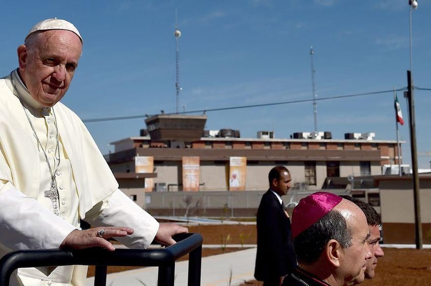 El Papa visitó Ciudad Juárez en el último día de su gira por México.,