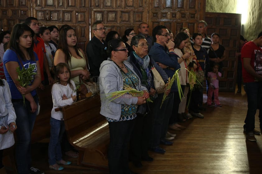 Católicos celebraron el inicio de la Semana Santa.