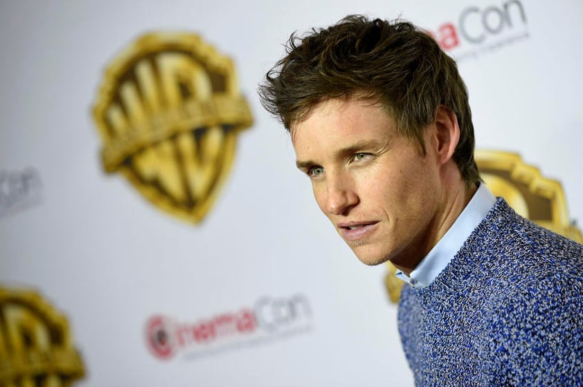 El británico Eddie Redmayne durante el evento.