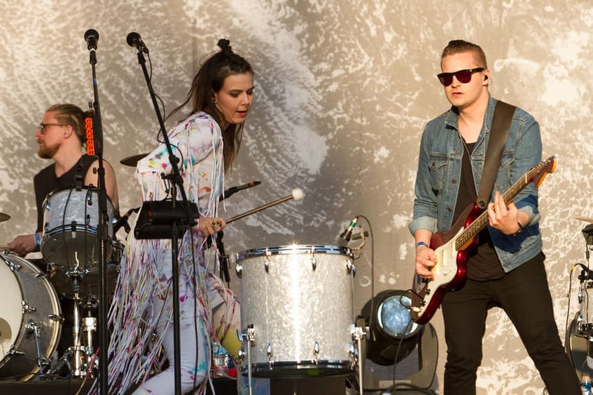 Of Monsters and Men fue otra de las bandas que se presentó en la segunda jornada del Vive Latino.