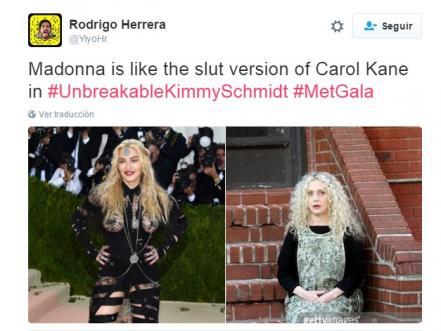 Madonna no puede faltar en los memes.