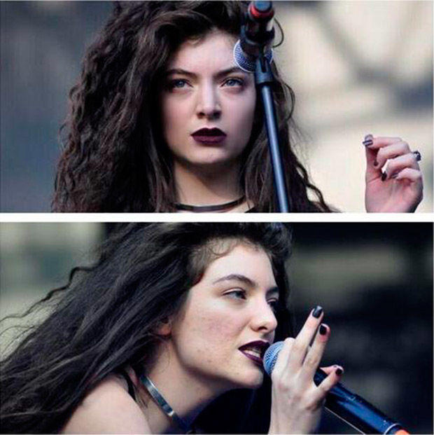 La cantante Lorde también se ha pronunciado en contra del uso de los retoques.