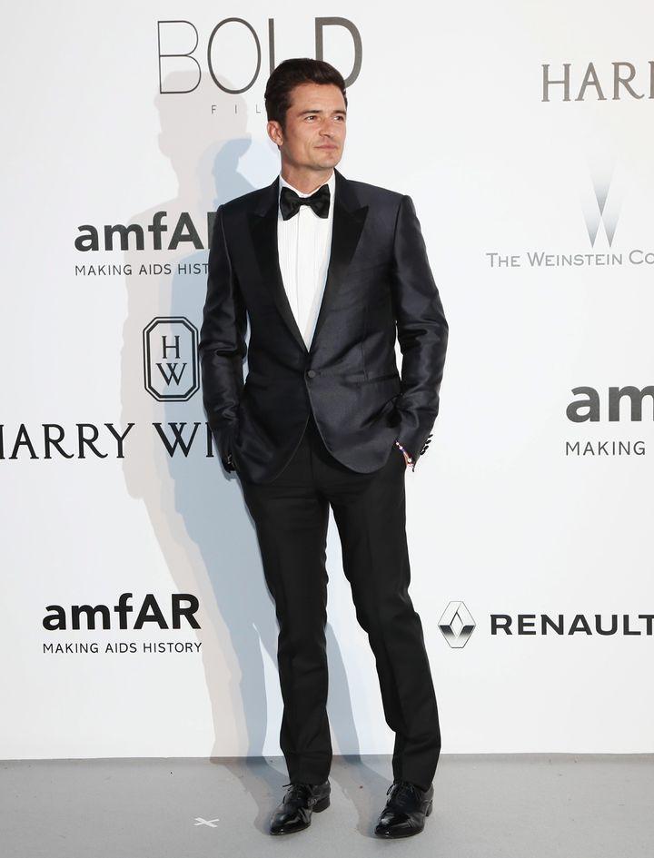 Orlando Bloom acudió a la gala de manera elegante.