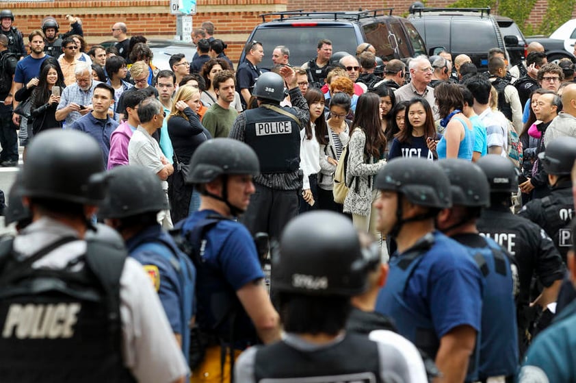 Alarma y conmoción internacional causó un tiroteo en el campus de la Universidad de California, en Los Ángeles.