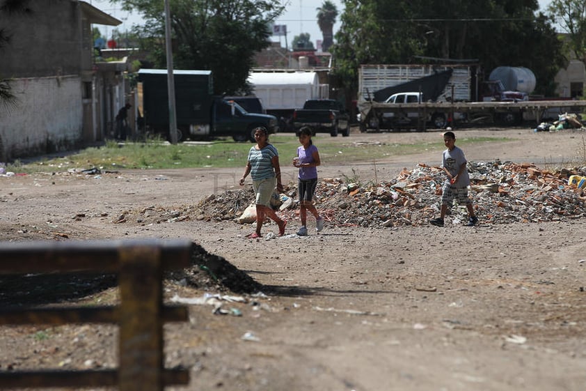 La falta de espacios recreativos y deportivos es otro de los problemas de la zona.