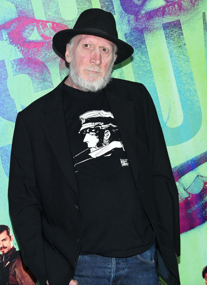 El creador de historieras, Frank Miller, no podía faltar a la premier de la cinta.