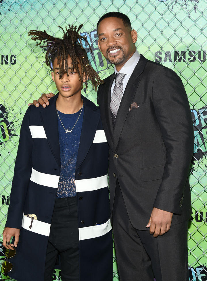 Will Smith acudió a la premier junto a su hijo Jayden.