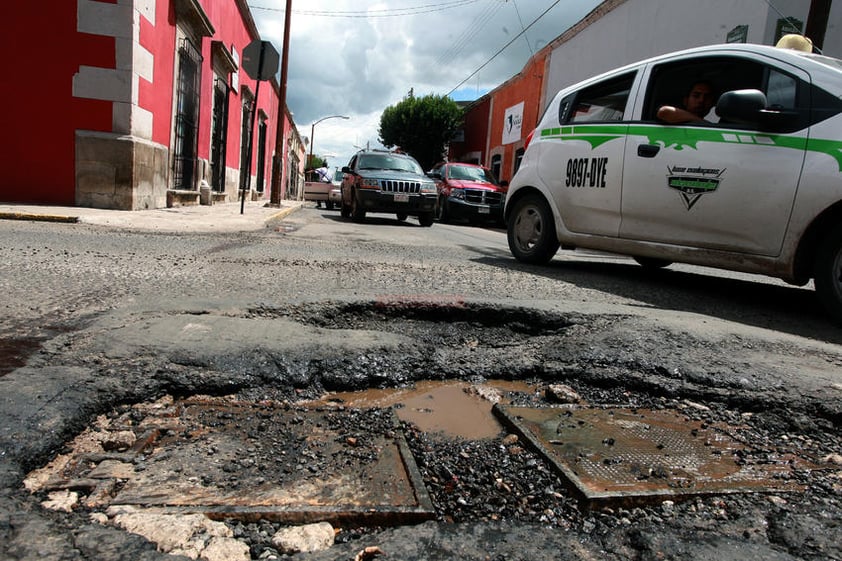 El mal estado de las calles se recrudeció a raíz de las precipitaciones de los últimos ocho días.