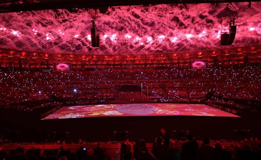 El estadio Maracaná fue el recinto elegido para celebrar la fiesta de inauguración de los Juegos Paralímpicos.