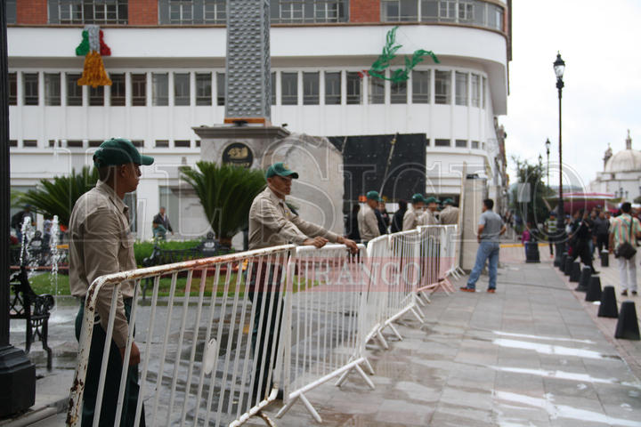 Cerca de cuatro mil elementos estarán atendiendo todo lo que se refiere a la seguridad de las fiestas patrias de 15 y 16 de septiembre.