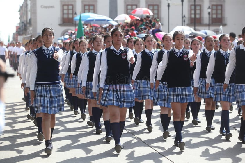 La milicia fue la de mayor reconocimiento entre el público asistente; son ellos los encargados de diseñar este tipo de actos.