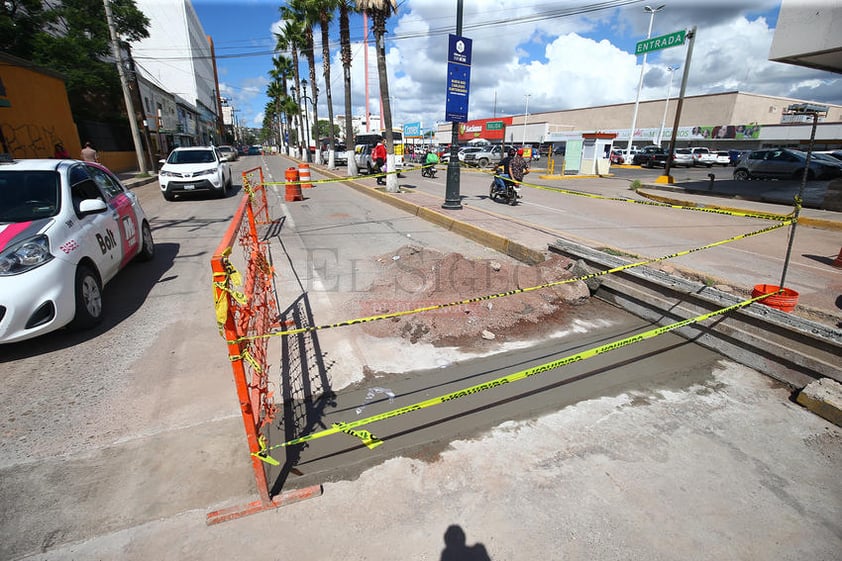 Obras inconclusas en la ciudad de Durango