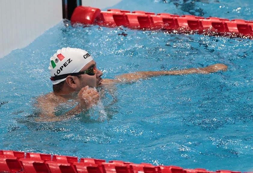 López logró conquistar el primer lugar en la final de los 50 metros libre S3.