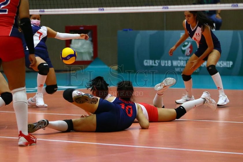 República Dominicana vence a Perú en el tercer día del Mundial U18 de Voleibol en Durango