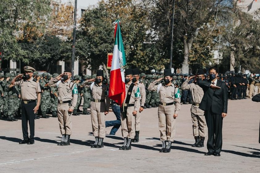 Día de la Bandera. Así se conmemoró en Durango.