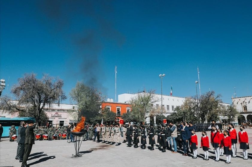 Día de la Bandera. Así se conmemoró en Durango.