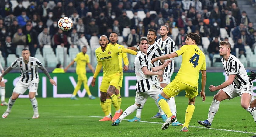 Villarreal golea al Juventus y pasa a cuartos de final de Liga de Campeones