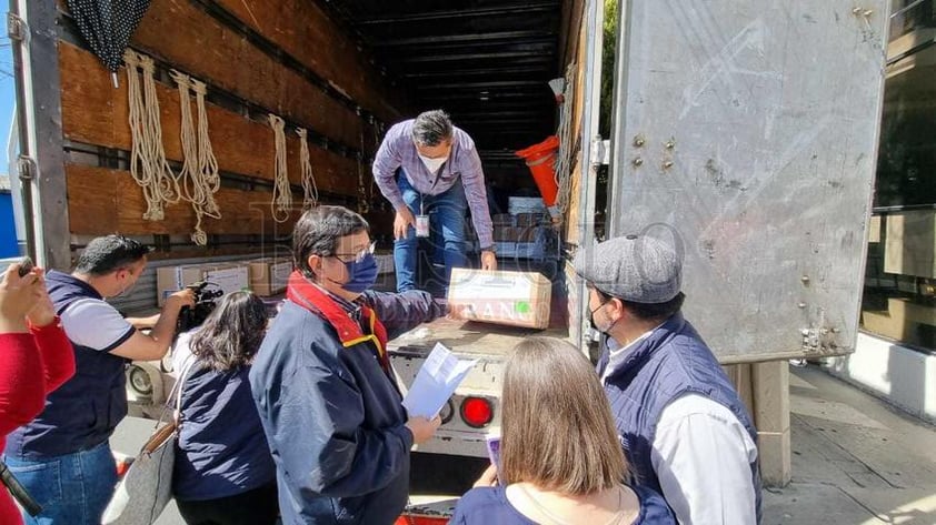 Este sábado comenzó la distribución de las boletas electorales que se usarán para el proceso de revocación de mandato.