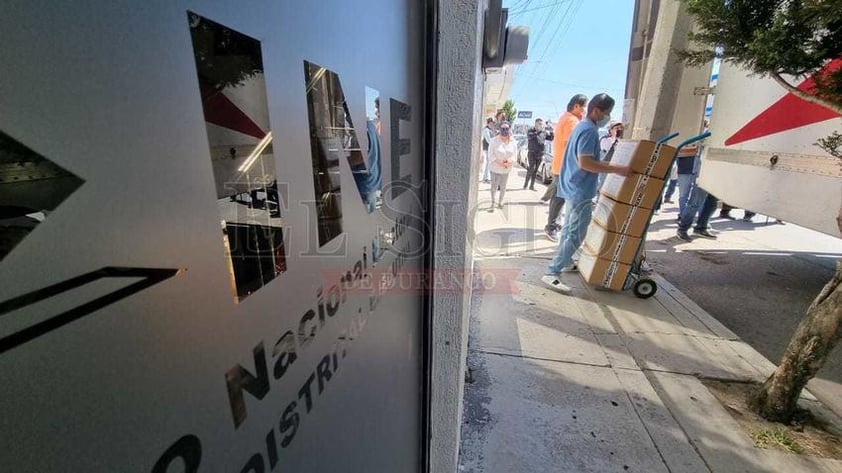 En Gómez Palacio, cabecera del Distrito 02, también fueron enviadas las boletas.